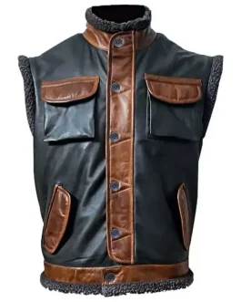 Jumanji The Next Level Classic Dwayne Johnson Leather Vest