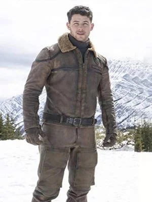 Jumanji The Next Level Nick Jonas Leather Jacket