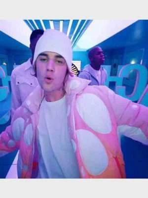 Alternative view of Justin Bieber Peaches 2021 Puffer Jacket