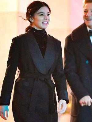 Hawkeye Kate Bishop Black Trench Coat