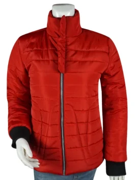 Kate Middleton Red Puffer Jacket