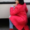 Katy Keene Lucy Hale Red Wool Coat