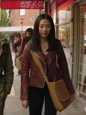 Kung Fu Olivia Liang Leather Jacket