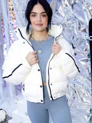 Lucy-Hale-Alos-Winter-House-White-Jacket