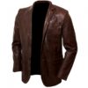 The Gentlemen Fletcher Leather Blazer