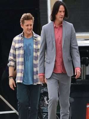 Bill And Ted Face The Music Logan Grey Suit