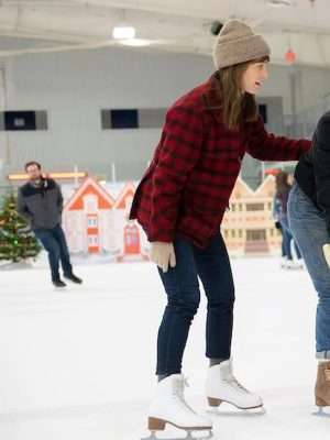 Alternative view of Happiest Season Harper Plaid Coat