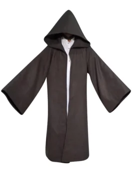 Master Jedi Kenobi Brown Cloak