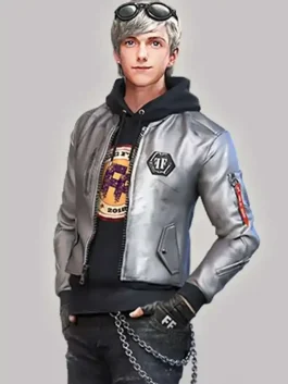 Maxim Garena Free Fire Silver Jacket