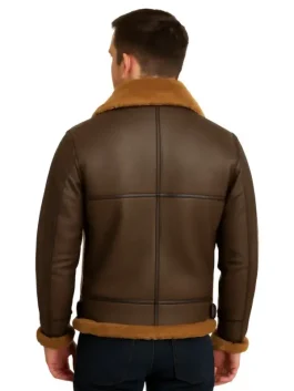 Men Brown RAF Pilot Jacket