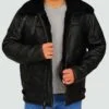 Men Sheepskin Bomber Leather Jacket