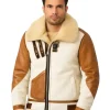 Men’s Aviator USAF Real Sheepskin Shearling Jacket
