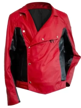 Men's Last Stand Black and Red Leather Jacket