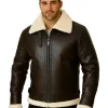 Men RAF Sheepskin Leather Flying Jacket