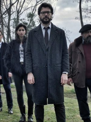 Álvaro Mort Money Heist El Profesor Coat