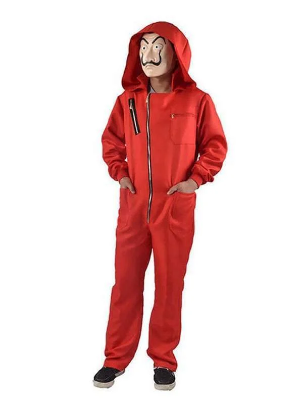 Money Heist La Casa De Papel Dali Red Jumpsuit - Image 2