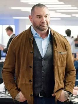My Spy Dave Bautista Brown Jacket