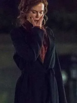 Alternative view of Nicole Kidman The Undoing Grace Sachs Black Trench Coat