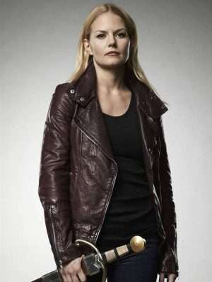 Once Upon A Time Emma Swan Burgundy Jacket