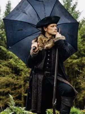 Alternative view of Jamie Fraser Outlander Trench Coat