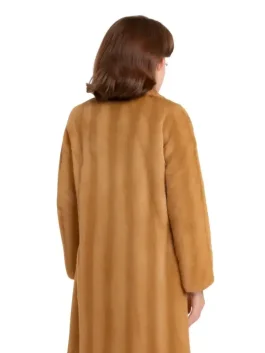 House of Gucci Patrizia Reggiani Brown Fur Coat