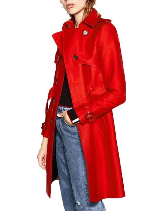 Riverdale Polly Cooper Red Coat - Image 3