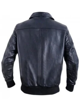 Singer Noel Gallagher Black Leather Jacket