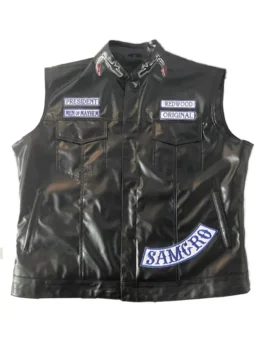 Sons of Anarchy Leather Vest For Men | America Jackets