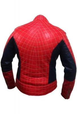 Alternative view of Spiderman Motorcycle Leather Jacket