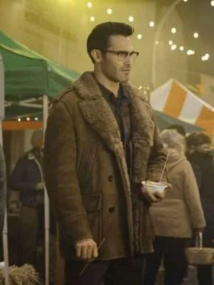Superman And Lois Clark Kent Suede Coat