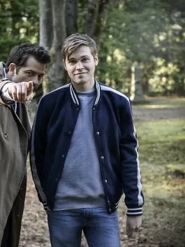Supernatural S15 Alexander Calvert Jacket (pose)