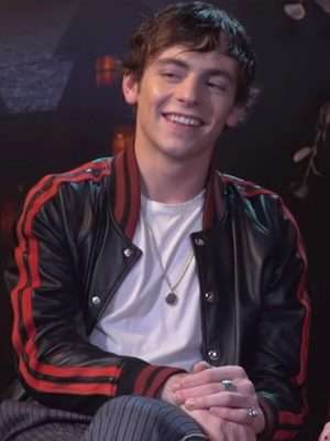 Chilling Adventures Harvey Kinkle Black Bomber Jacket