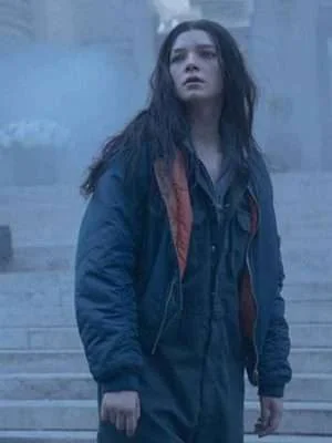 Esme Creed-Miles Hanna Blue Jacket