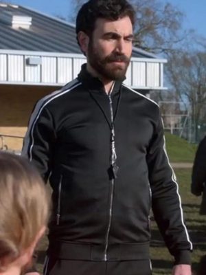 Alternative view of Ted Lasso Season 2 Roy Kent Black Jacket