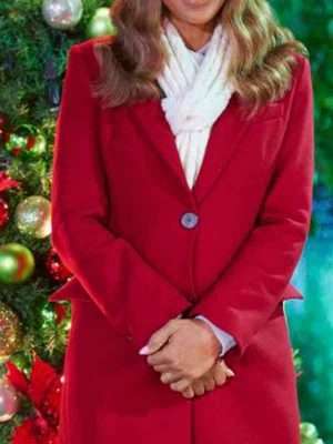 The Christmas Doctor Holly Robinson Peete Red Coat