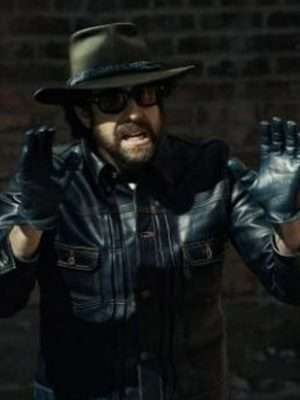 Alternative view of Harry Keshegian The Equalizer Black Leather Jacket