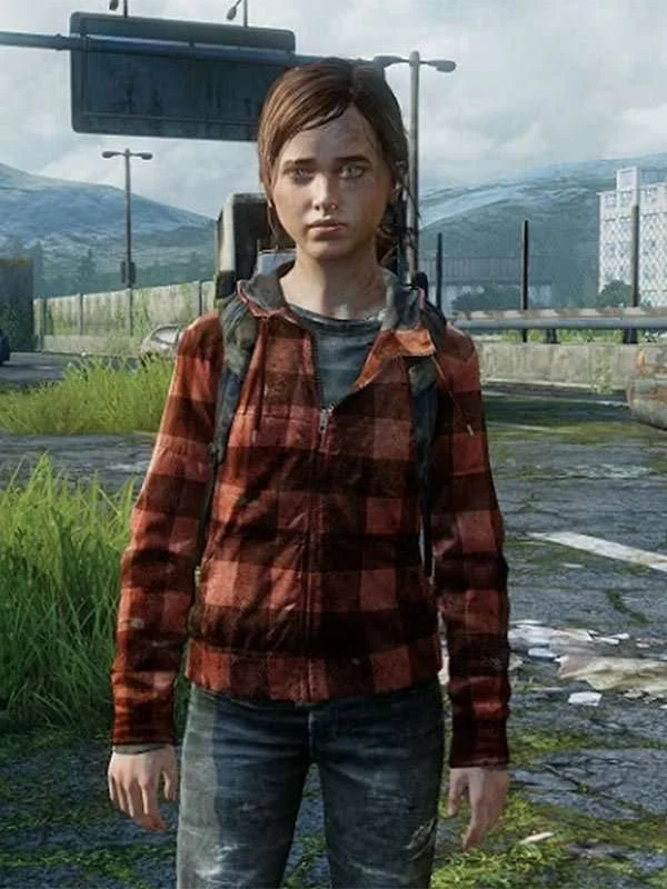 The Last Of Us Part II Ellie Flannel Hoodie - Image 3