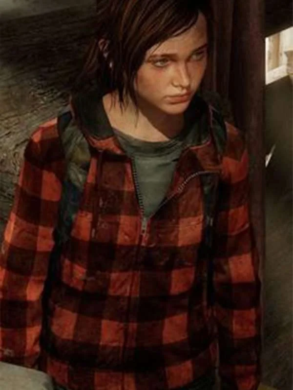 The Last Of Us Part II Ellie Flannel Hoodie - Image 2