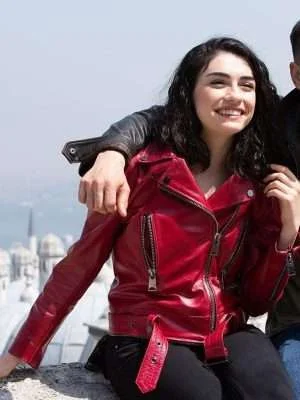 Alternative view of The Protector Zeynep Erman Red Jacket