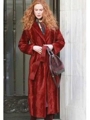 The Undoing Nicole Kidman Red Velvet Coat