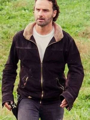 The Walking Dead Rick Grimes Leather Jacket