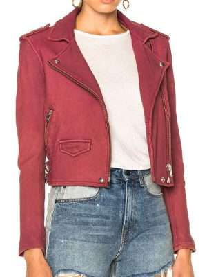 Lisa The Woman In The House Across The Street From The Girl in The Window Shelley Hennig Jacket