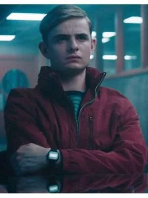 Alex Rider Otto Farrant Red Jacket