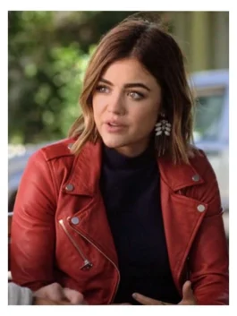 Sophisticated fashion outerwear featuring premium craftsmanship and quilted accents as seen on the popular television drama series wardrobe.