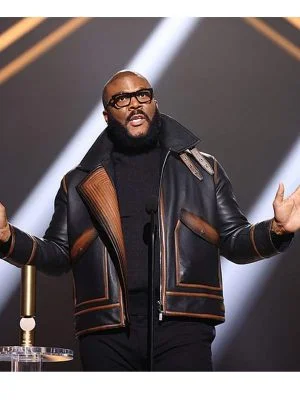 People’s Champion Award Tyler Perry Leather Jacket