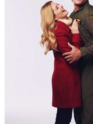 USS Christmas Maddie Contino Red Coat