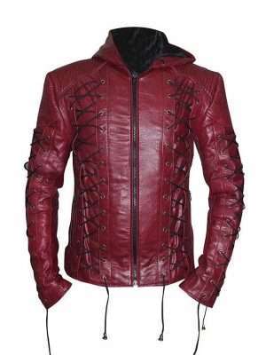 Arrow Season 3 Colton Haynes Leather Jacket