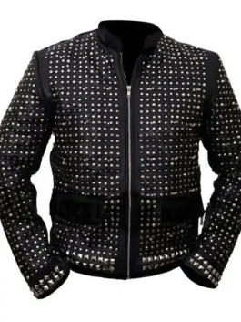 WWE Chris Jericho Sparkle Light Up Jacket front pose