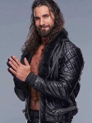 Alternative view of WWE Seth Rollins Black Jacket