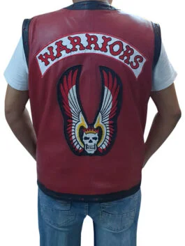 Warriors Movie Brown Biker Leather Vest